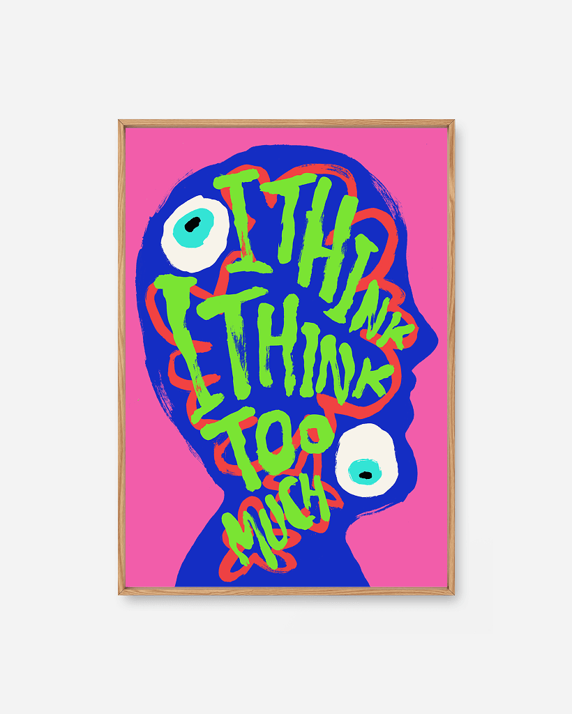 IThinkIThink Scandinavian art print by Helene Brox