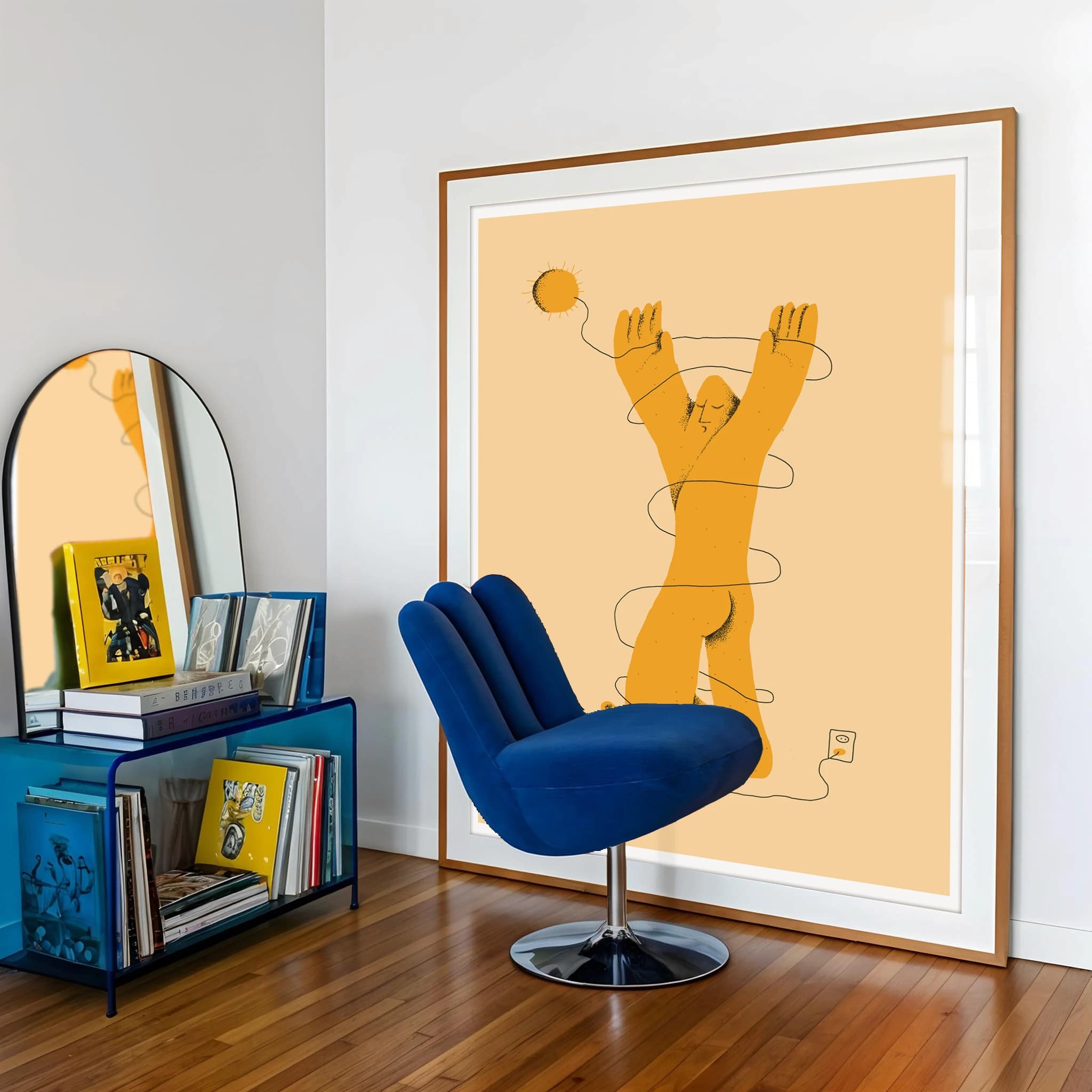 How to Style Scandinavian Wall Art in Your Living Room