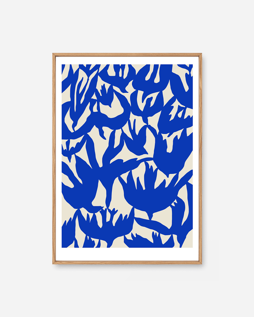Swallow Dive Scandinavian art print by Helene Brox