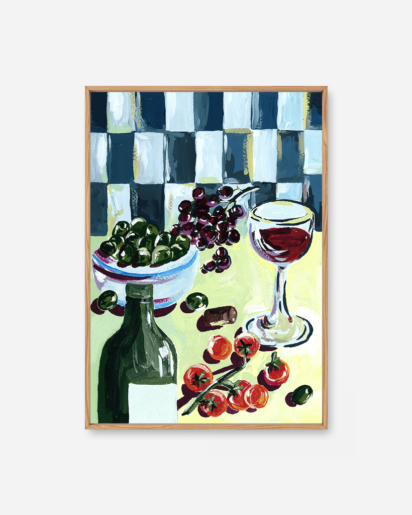 Vinkveld Scandinavian art print by Sia Siamos