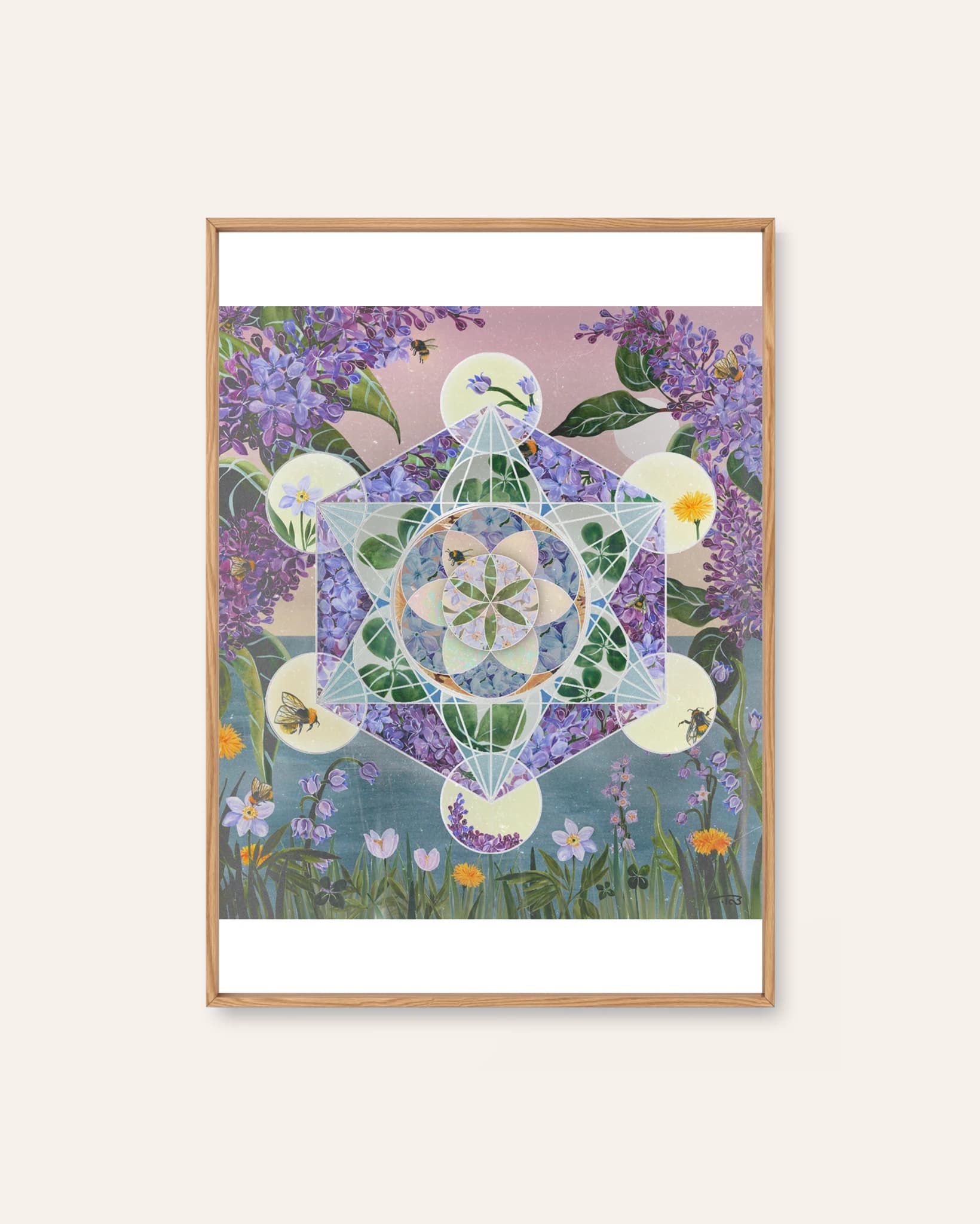 Month of May by Ishtar Bäcklund Dakhil, a botanical Scandinavian art print