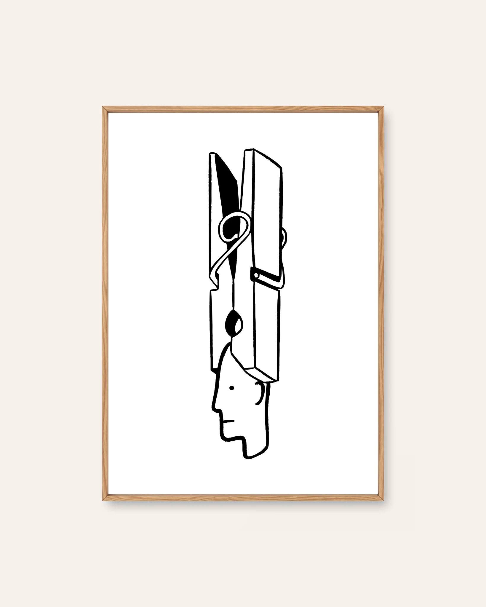 Pressure by Emma Iben, an illustrated Scandinavian art print