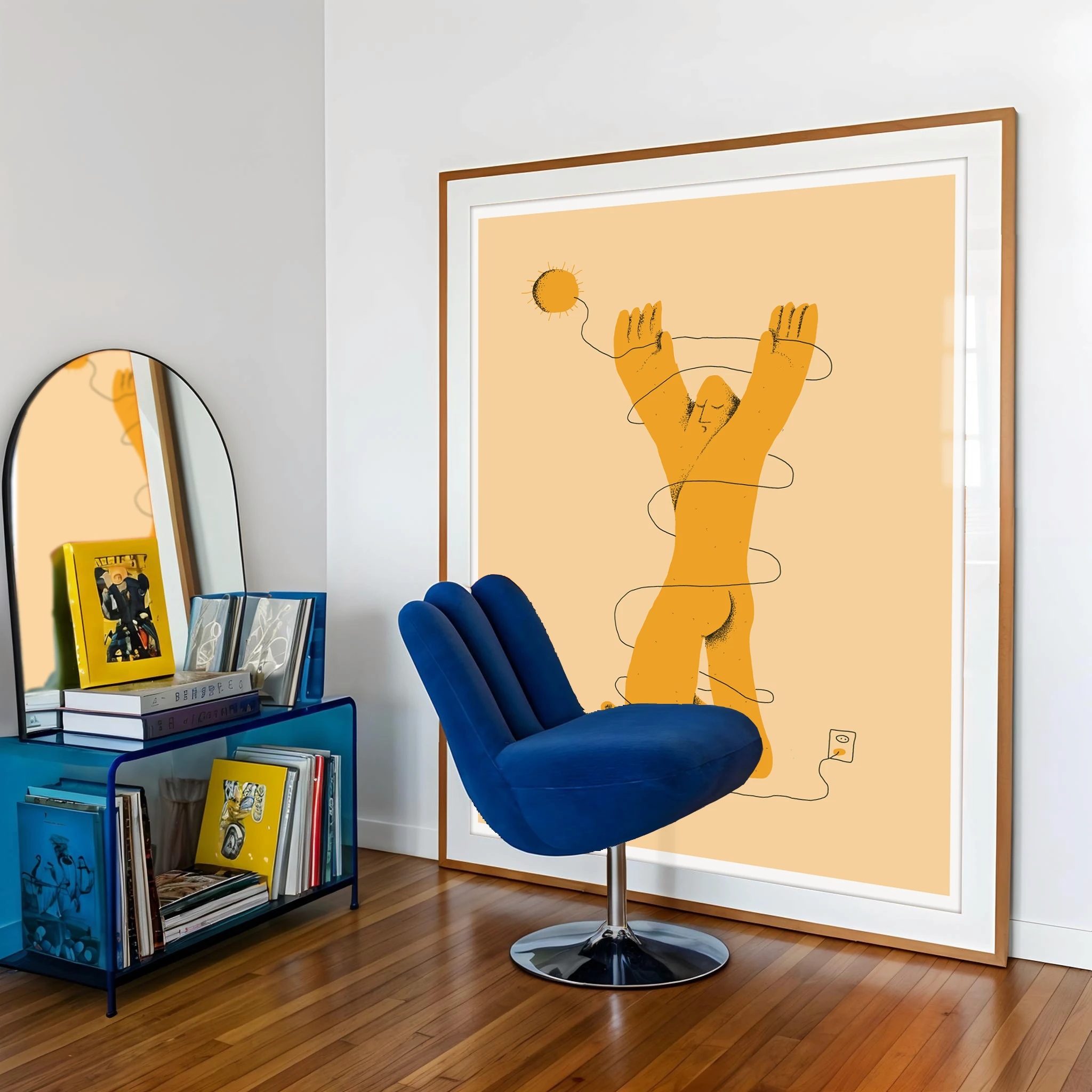 How to Style Scandinavian Wall Art in Your Living Room